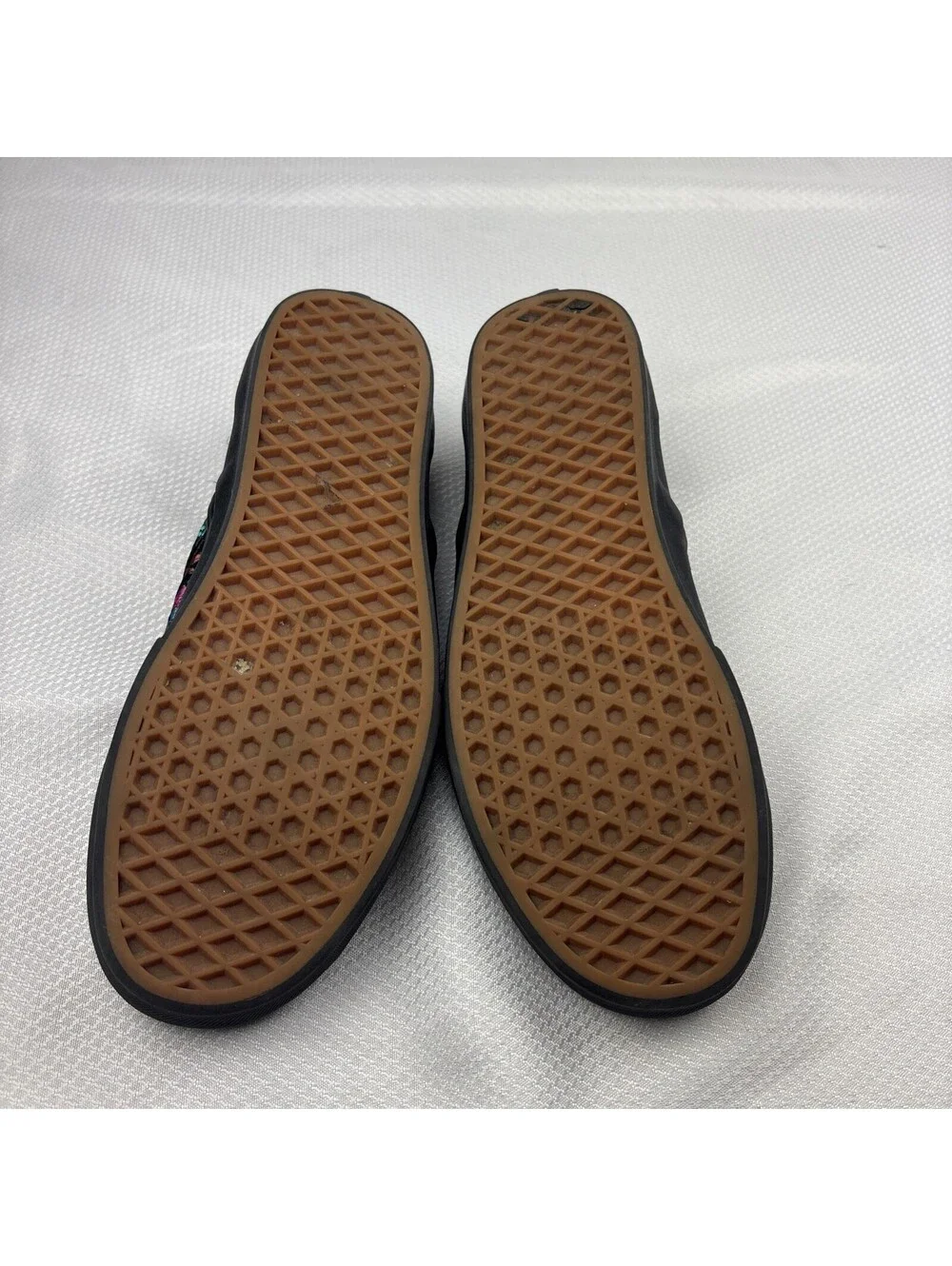 Vans Classic Slip On Festival Satin Black VN0A38F7ULN Women's Shoe Size 10